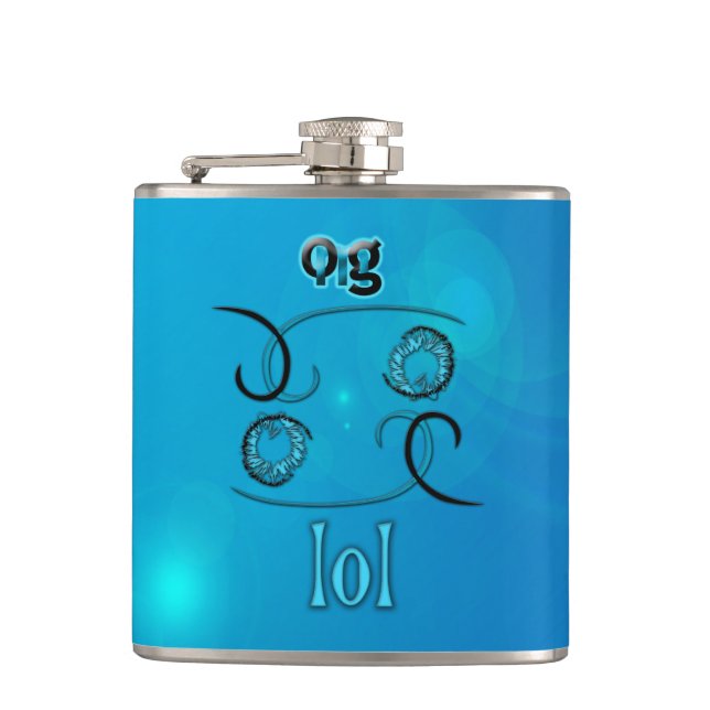 OMG! lol Hip Flask (Front)