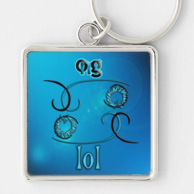 OMG! lol Key Ring (Front)