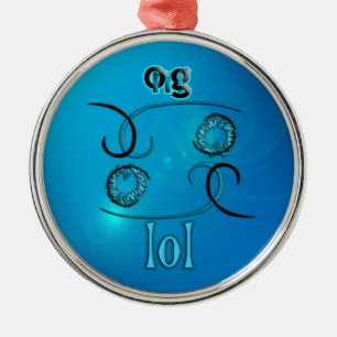 OMG! lol Metal Ornament