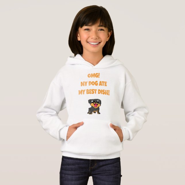 omg! my dog ate my best dish slogan (Front Full)