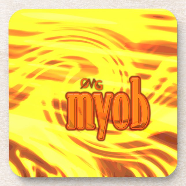OMG! myob Coaster (Front)