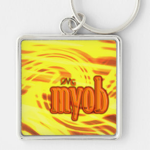 OMG! myob Key Ring