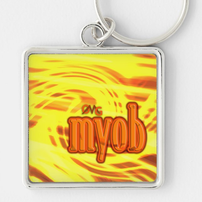 OMG! myob Key Ring (Front)
