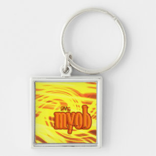 OMG! myob Key Ring