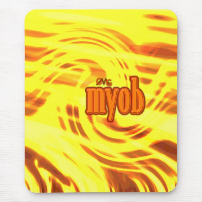 OMG! myob Mouse Pad (Front)