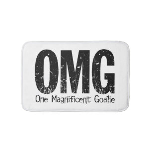 OMG: One Magnificent Goalie (Hockey) Bath Mat