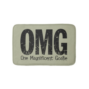 OMG: One Magnificent Goalie (Hockey) Bath Mat