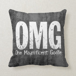 OMG: One Magnificent Goalie (Hockey) Cushion
