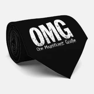 OMG: One Magnificent Goalie (Hockey) Tie