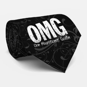 OMG: One Magnificent Goalie (Hockey) Tie