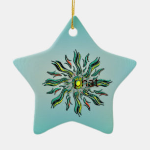 OMG! phat Ceramic Ornament