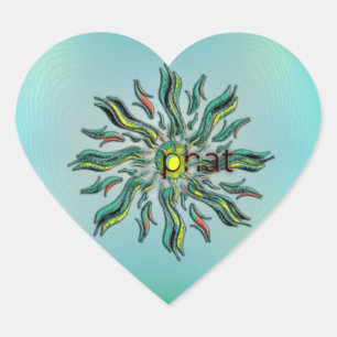 OMG! phat Heart Sticker