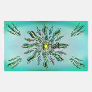 OMG! phat Rectangular Sticker