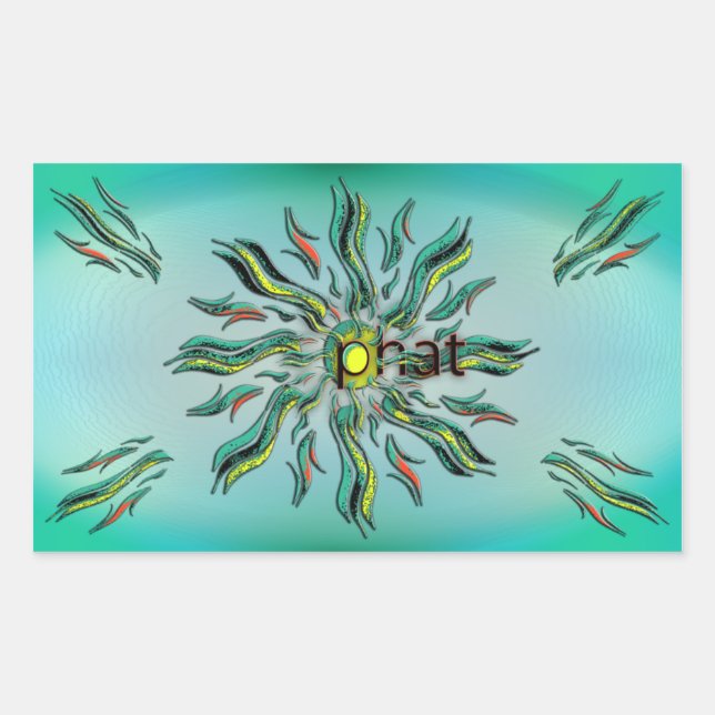 OMG! phat Rectangular Sticker (Front)