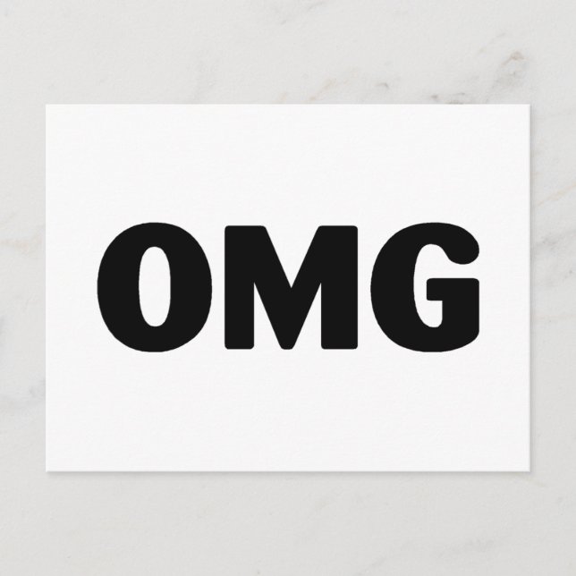 OMG POSTCARD (Front)