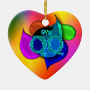 OMG! qq Ceramic Ornament