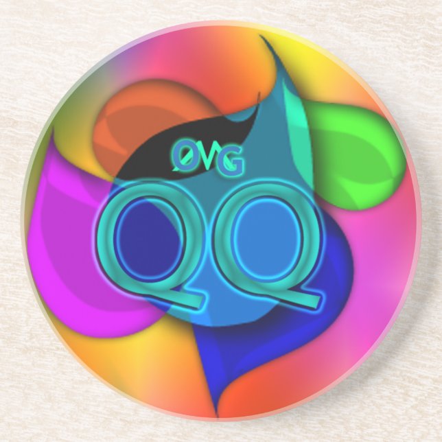 OMG! qq Coaster (Front)