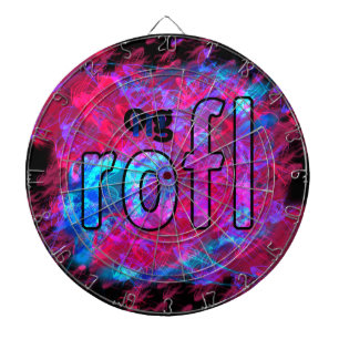 OMG! rofl Dartboard