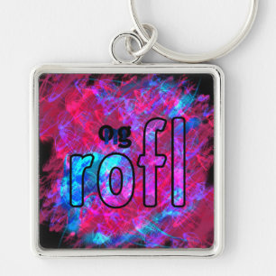OMG! rofl Key Ring