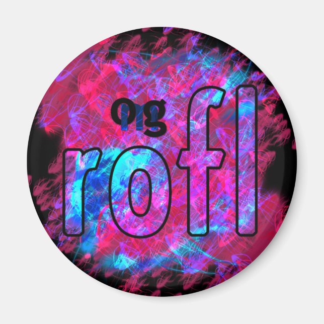 OMG! rofl Magnet (Front)