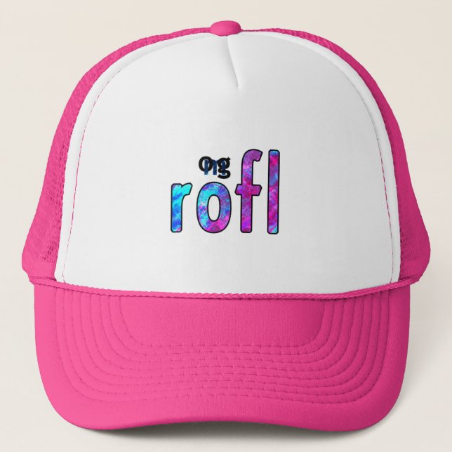 OMG! rofl Trucker Hat (Front)