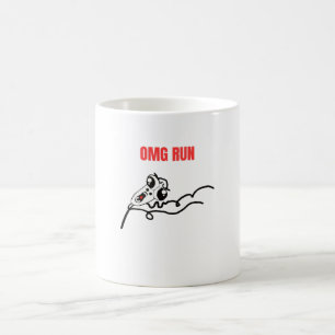 Omg Run Guy Meme Coffee Mug