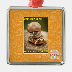 OMG! Slow down! Metal Tree Decoration