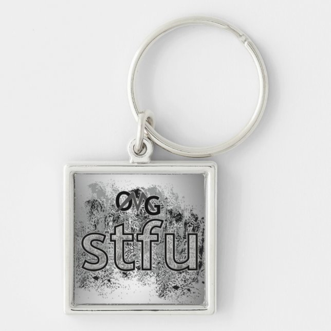 OMG! stfu Key Ring (Front)