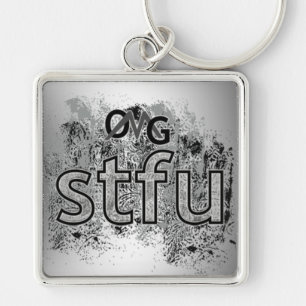 OMG! stfu Key Ring