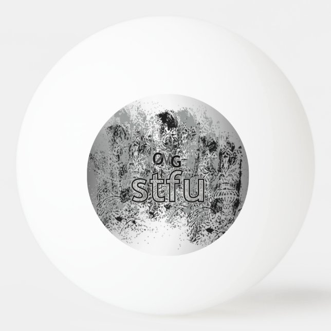 OMG! stfu Ping Pong Ball (Front)