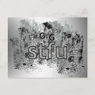 OMG! stfu Postcard