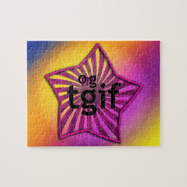 OMG! tgif Jigsaw Puzzle (Horizontal)