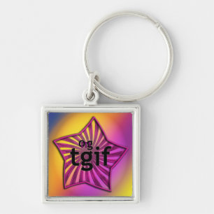 OMG! tgif Key Ring