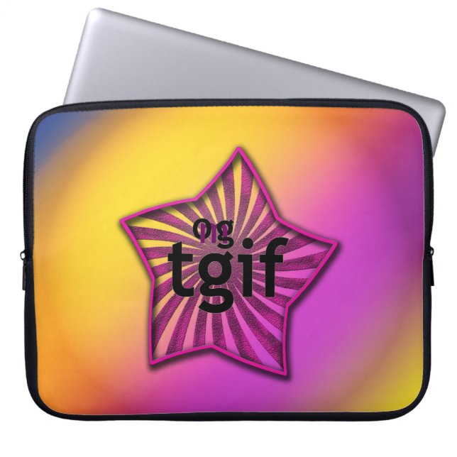 OMG! tgif Laptop Sleeve (Front)