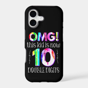 OMG! This Kid Is Now 10 Double Digits Paint Drip