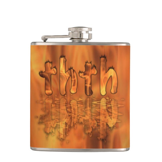 OMG! thth Hip Flask (Front)