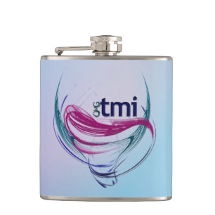 OMG! tmi Hip Flask