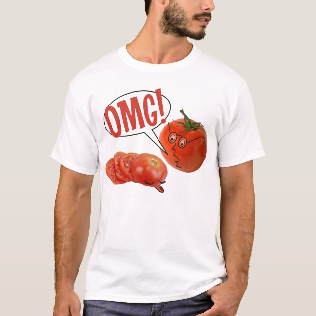 OMG Tomato Slices T-Shirt (Front)