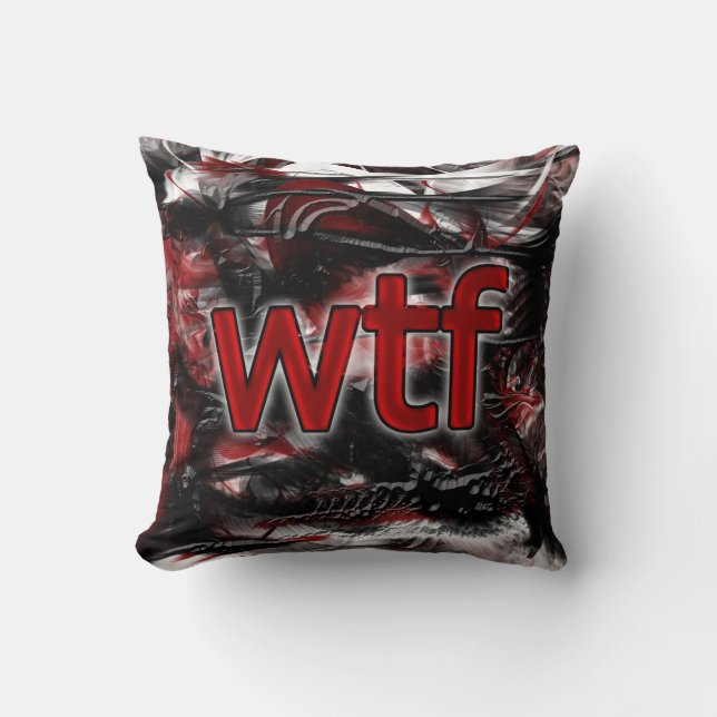 OMG! wtf Cushion (Front)