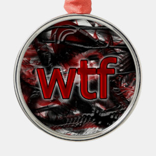 OMG! wtf Metal Tree Decoration