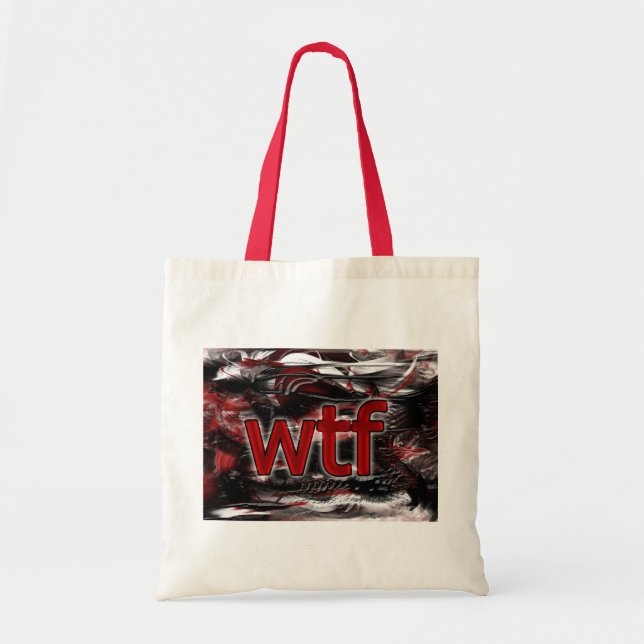 OMG! wtf Tote Bag (Front)