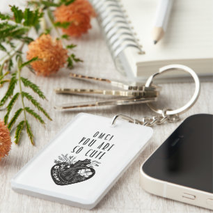 OMG! You are so cute - Keychain double sided