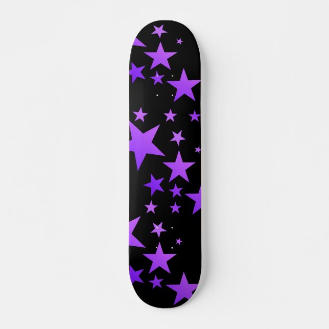 OMGSTARS! IRIDESCENT PURPLE SKATEBOARD (Front)