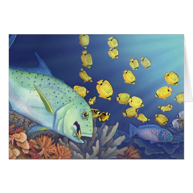 Omilu (Bluefin Trevally) (Front Horizontal)