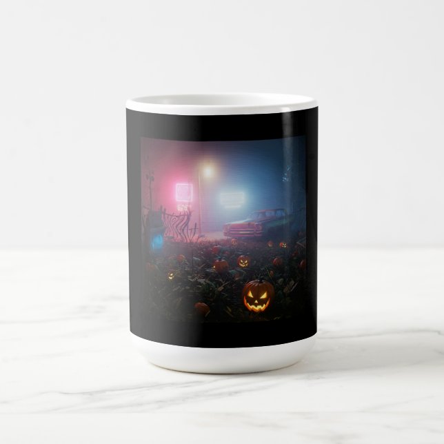 Ominous Halloween Night Coffee Mug (Center)