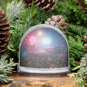 Ominous Halloween Night Snowglobe