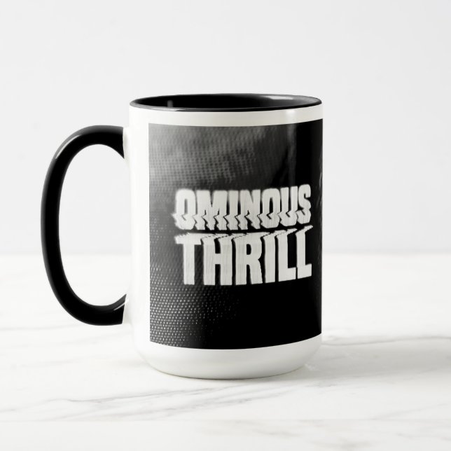 Ominous Thrill MONO SCREAM Mug (Left)