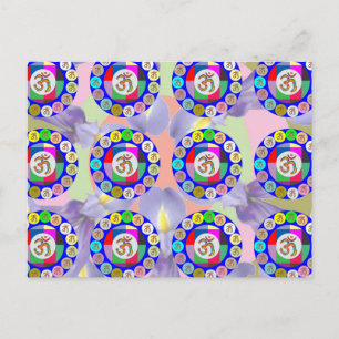 OMMantra INFINITY : Encouraging Display Chanting Postcard