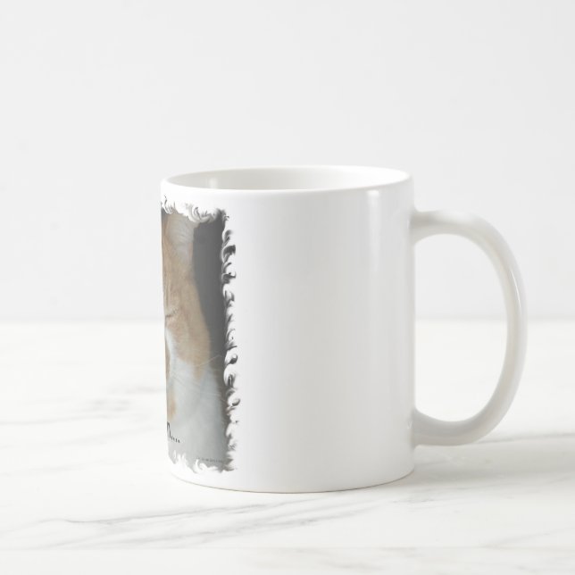 Ommm... Kitty Coffee Mug (Right)