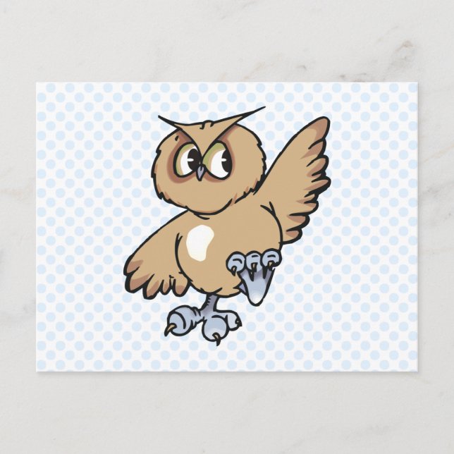 Omni Owl Postcard (Front)